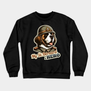 St. Bernard soldier Crewneck Sweatshirt